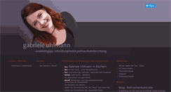 Desktop Screenshot of gabriele-uhlmann.de